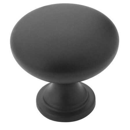 KNOB 1-1/4in. FLAT BLACK